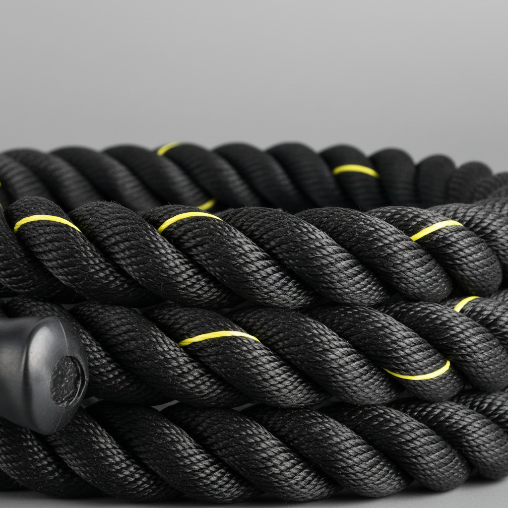 Battle Rope Texture Close-up