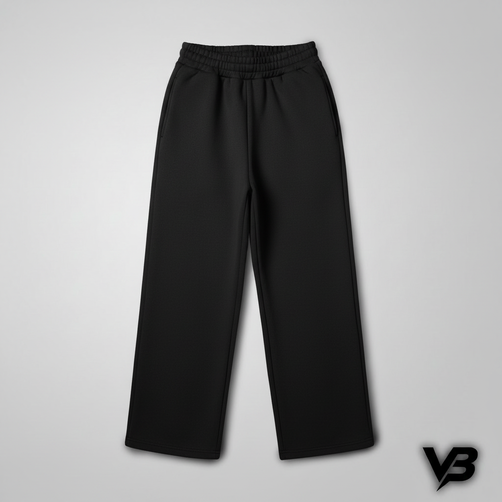 Black Training Pants Matching Background