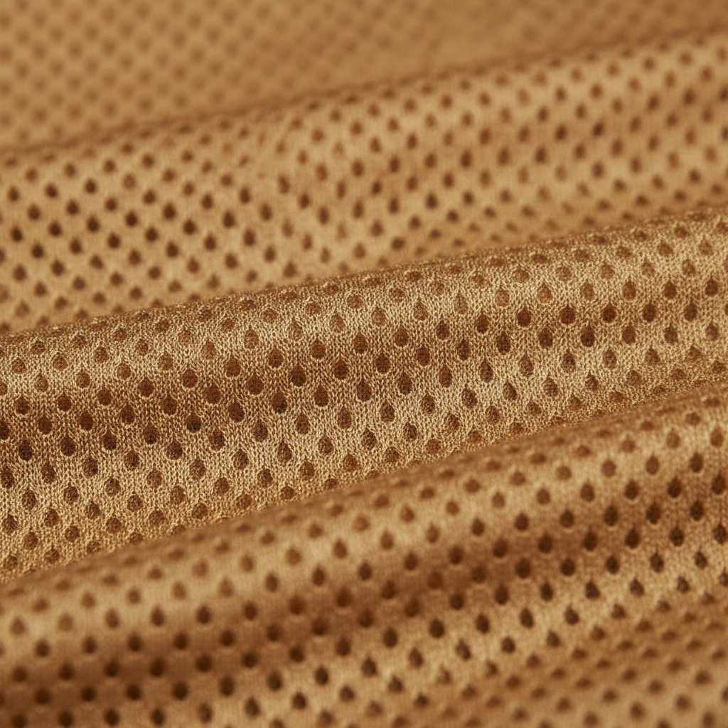 Gold Tan Fabric Close-up