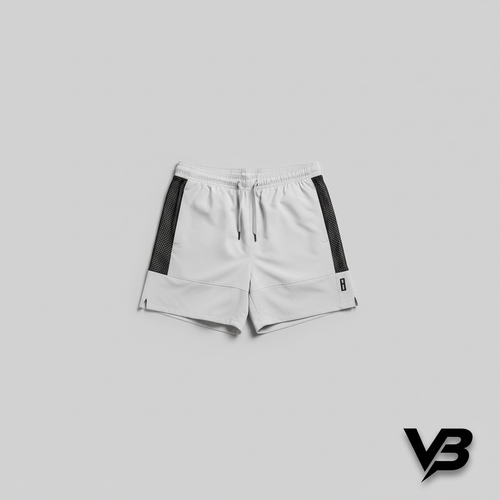 Light Grey Shorts Flat Lay