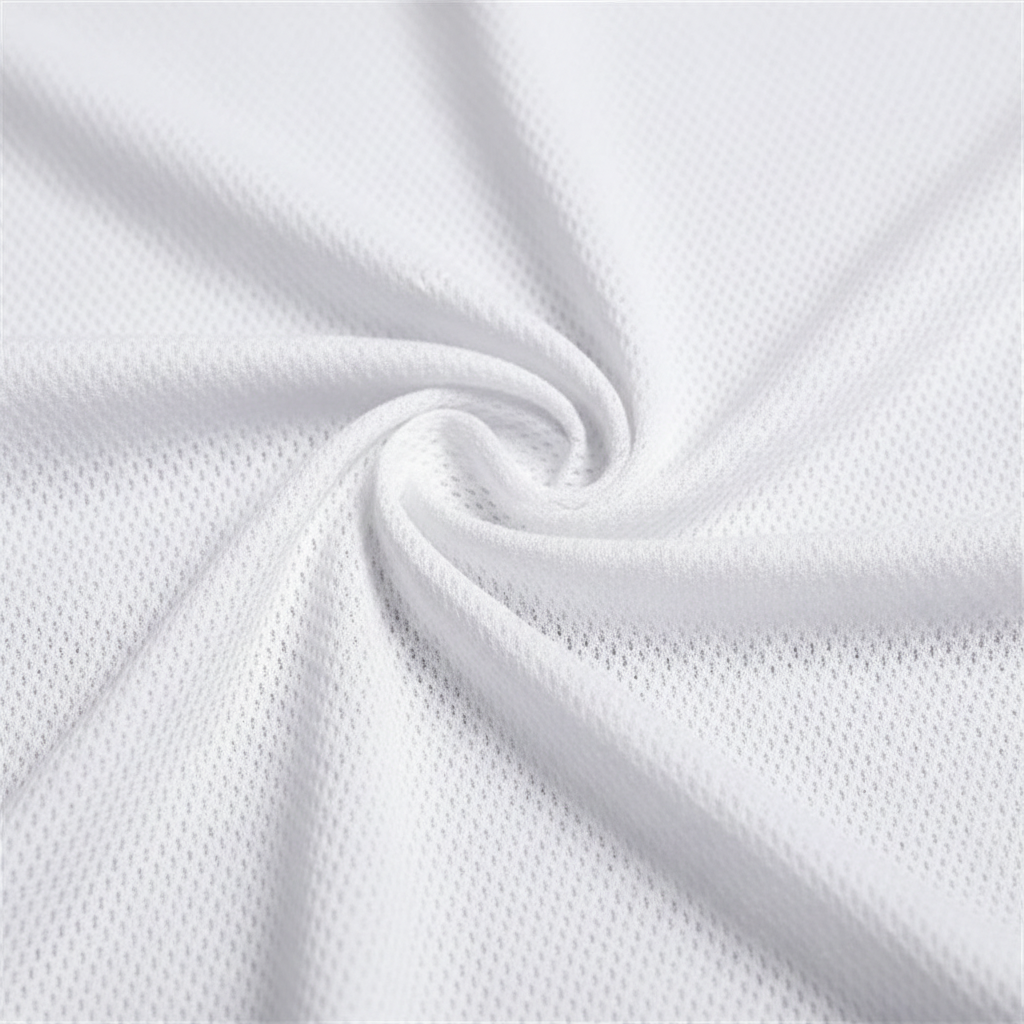 White Fabric Close-up